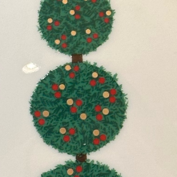 🎄🌟HP🌟Mikasa 2019 Christmas Topiary Fine Bone China Covered Box Candy Dish - Picture 3 of 8